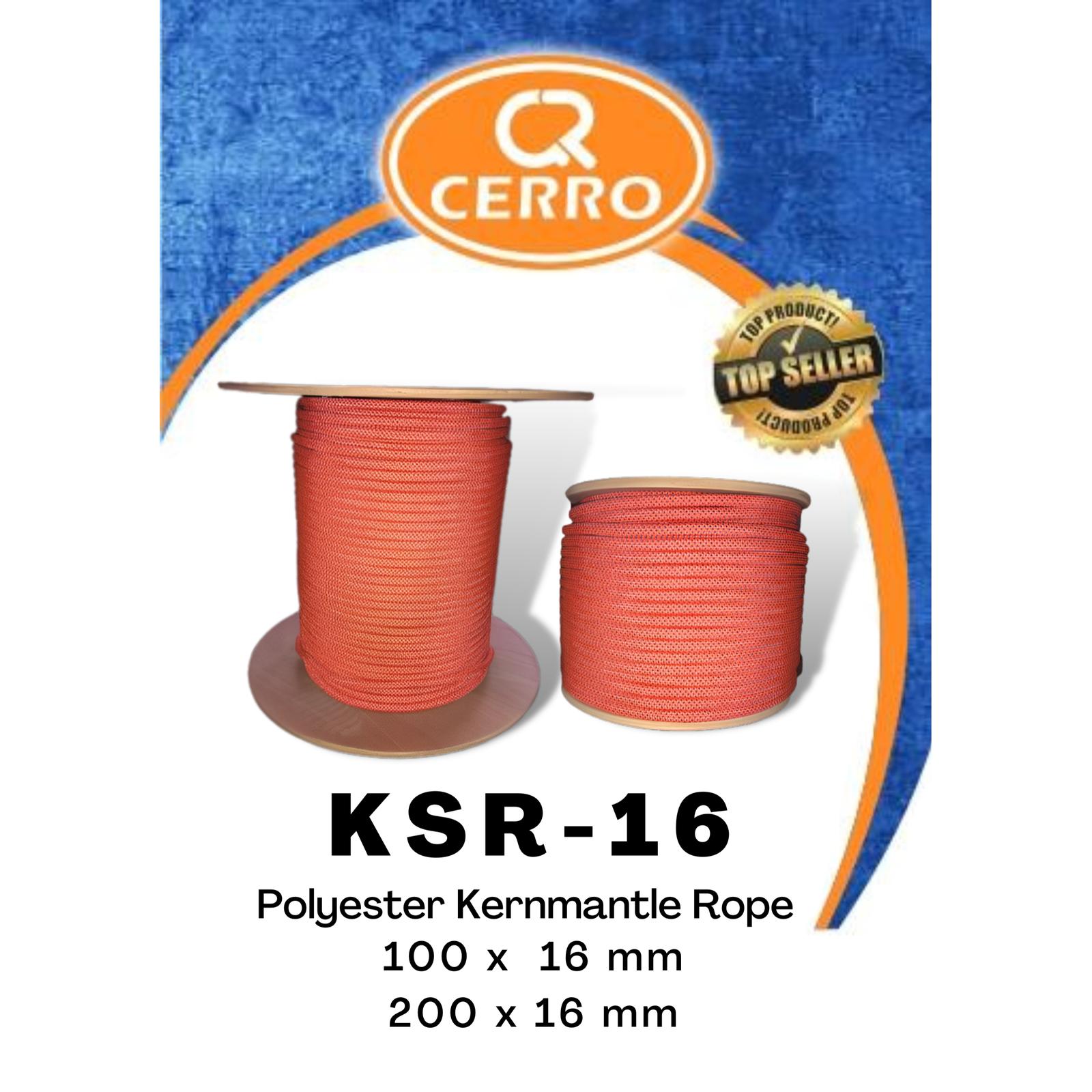 Karmantle Rope KSR-016 Cerro EN360:2002 - 100 x 16mm