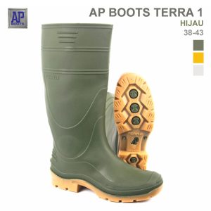 AP Boots TERRA 1 Putih Sepatu Boot PVC Shoes Karet