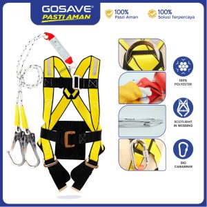 GOSAVE Full Body Harness Pro Sabuk Pengaman