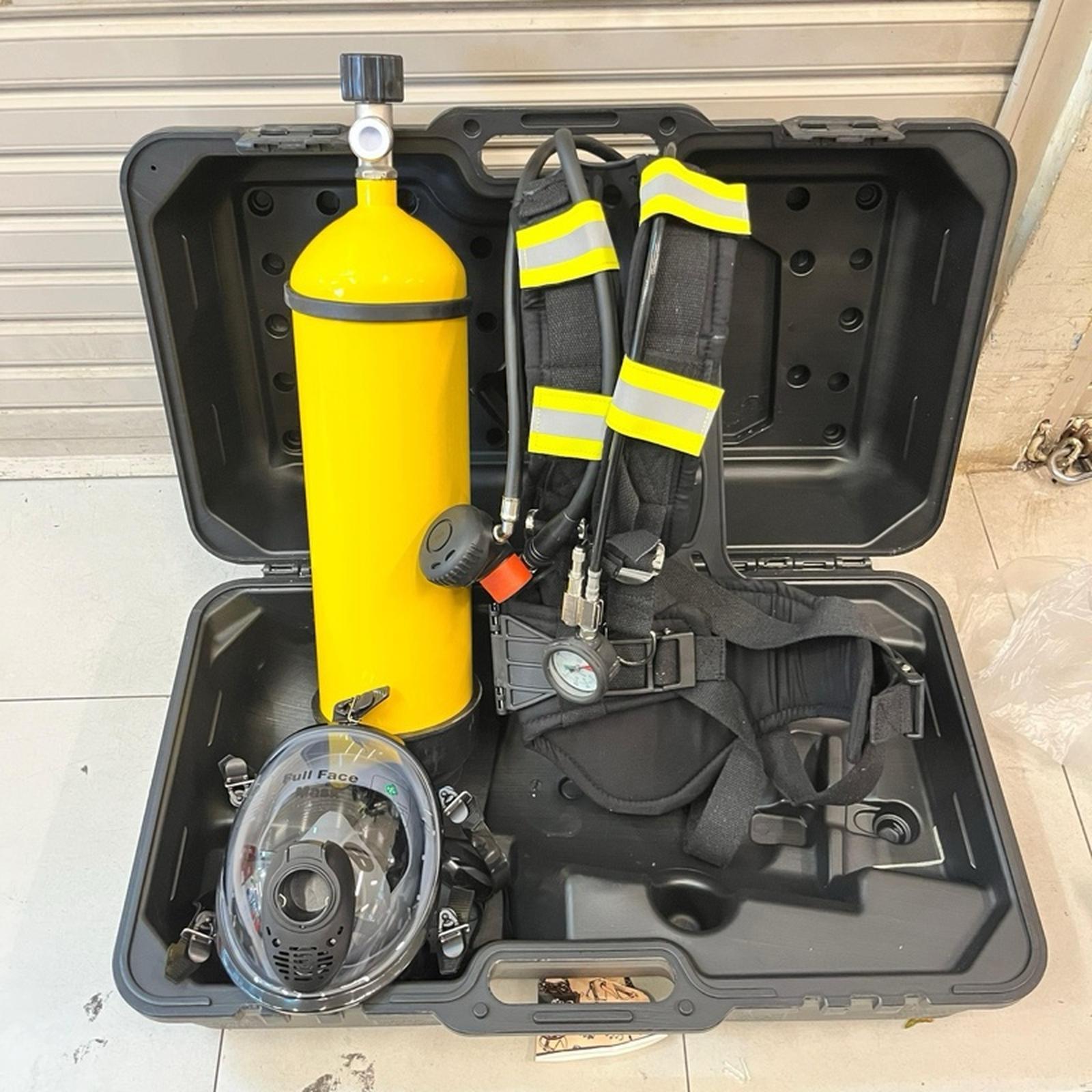 SCBA Breathing Apparatus 6 Liter Steel Cylinder 300 Bar Harmit