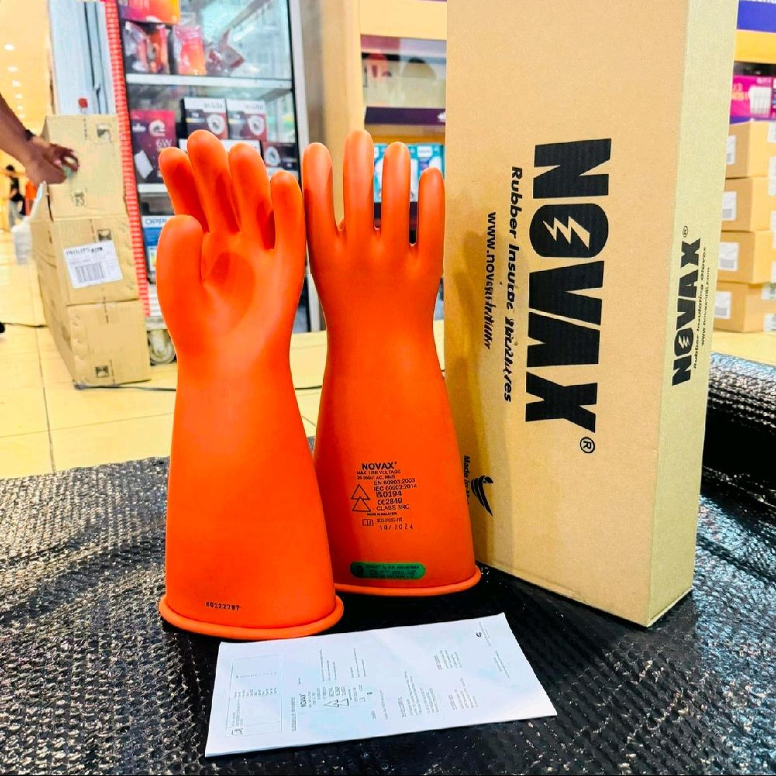 Novax Sarung Tangan Listrik 30Kv Novax Class 3 30.000 Kv
