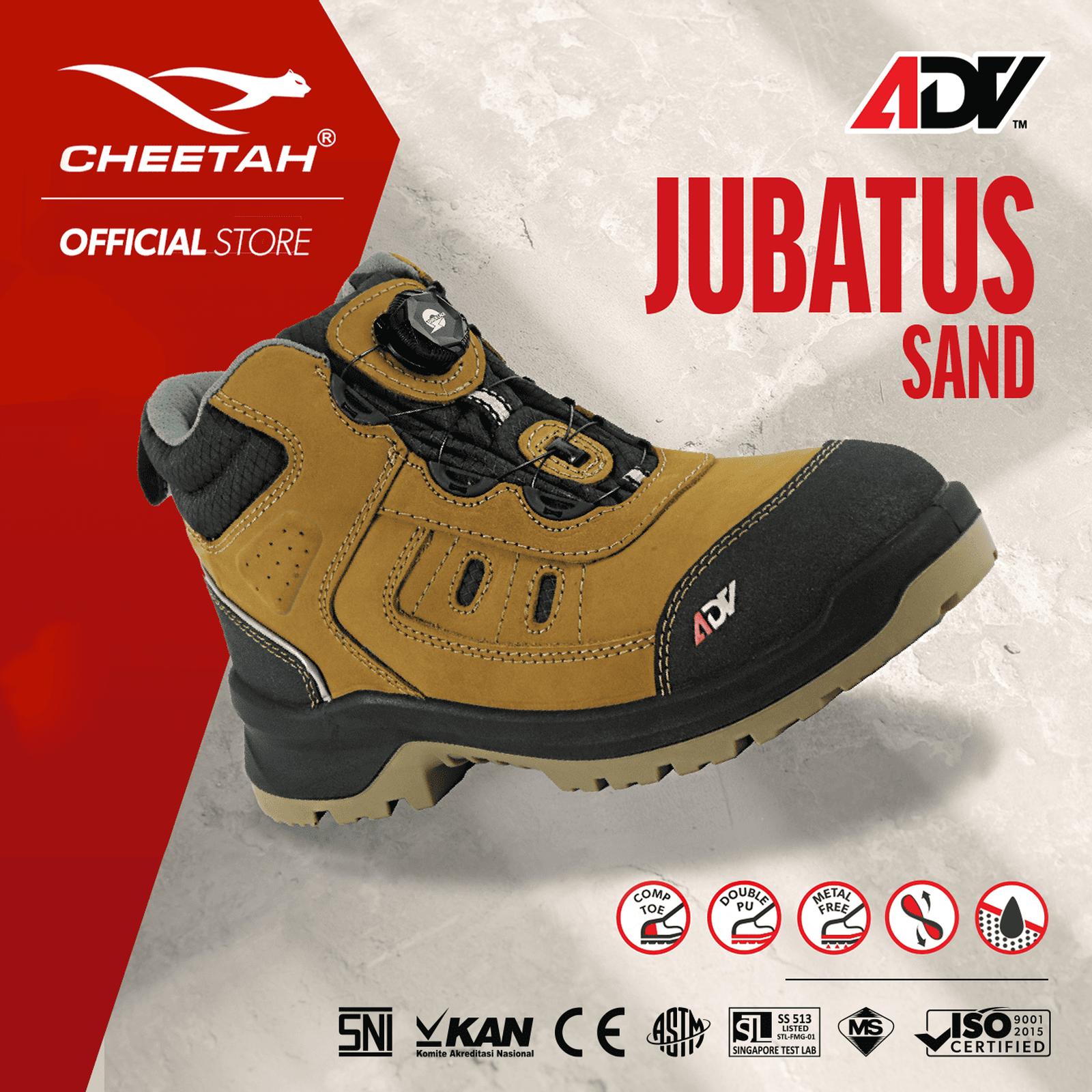 Sepatu Safety Cheetah ADV Jubatus sand 6112K
