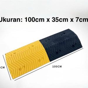 speed bump karet rubber 1m tebal 4cm