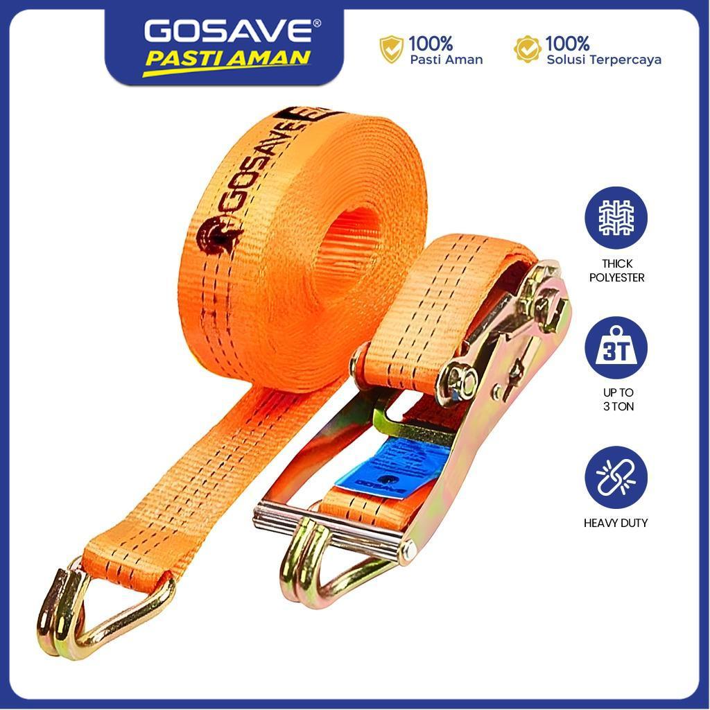 GOSAVE Ratchet Tie Down 3 Ton RTD 3000 X 08M
