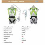 EXCELENT FULL BODY HARNESS DOUBLE HOOK BESAR 0374