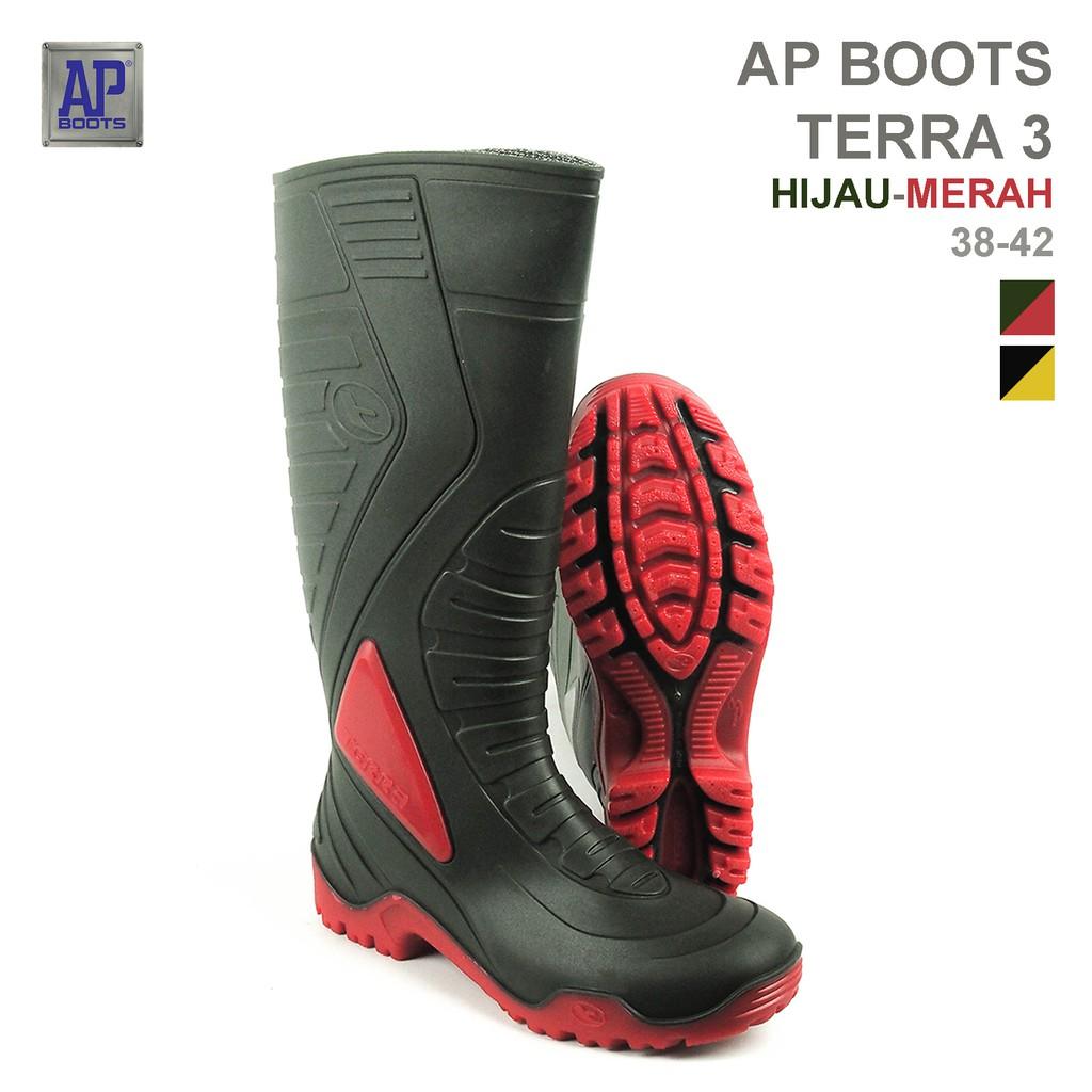 AP Boots TERRA 3 Hijau Merah