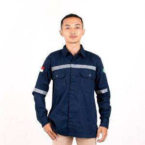 Baju Proyek Safety Lengan Panjang
