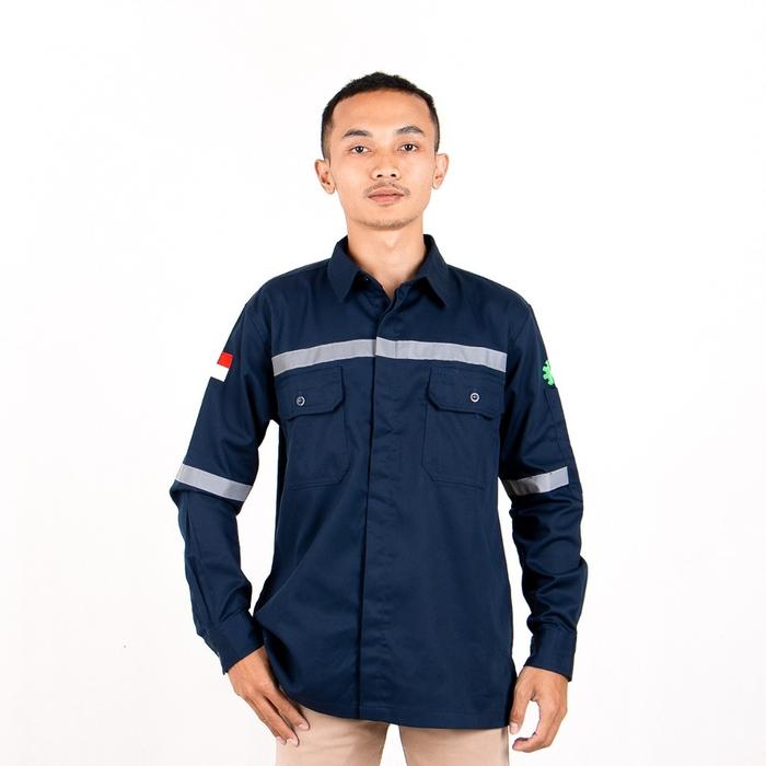 Baju Proyek Safety Lengan Panjang