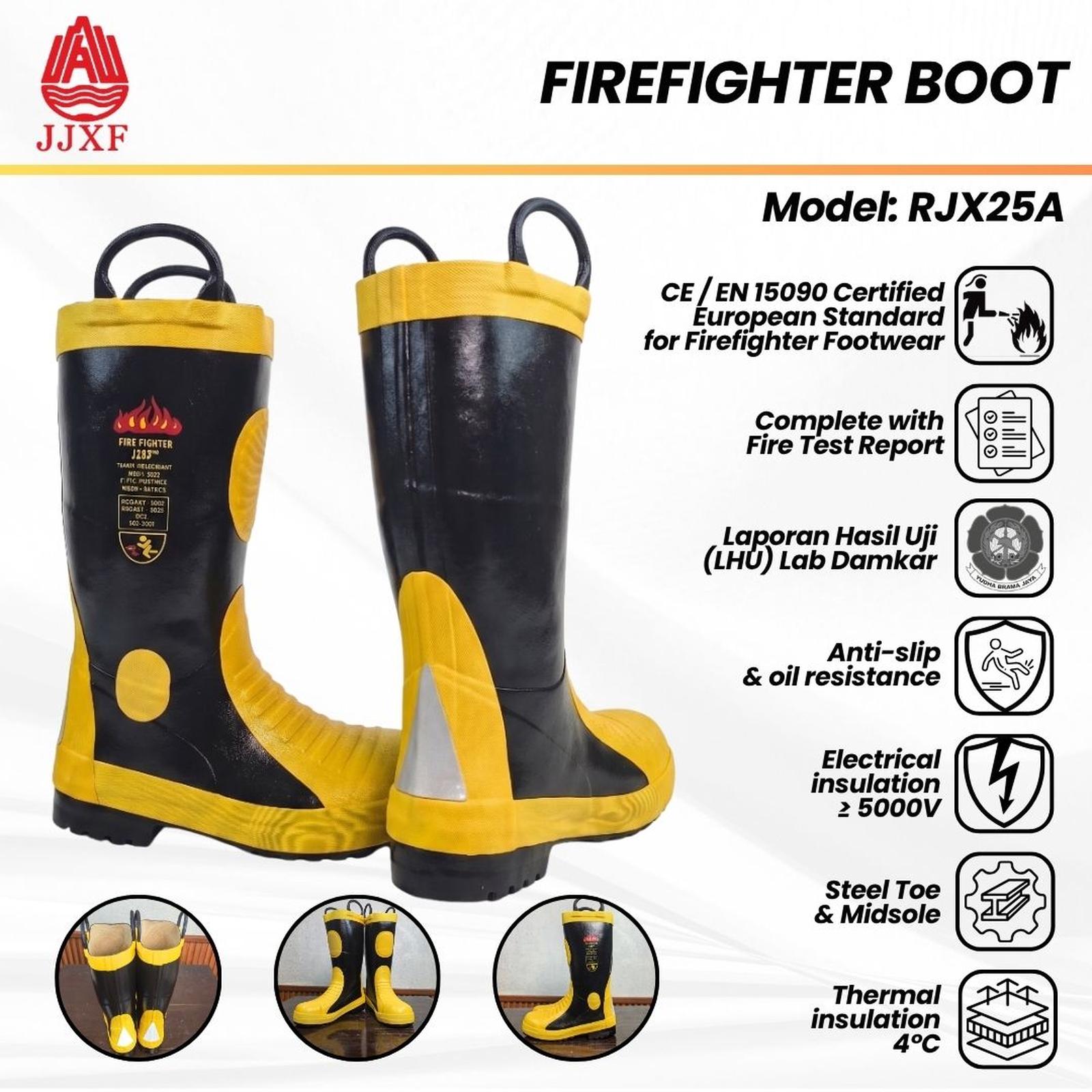 Sepatu Safety Pemadam Kebakaran JJXF RJX25A