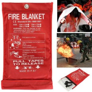 Fire Blanket Kain Selimut Tahan Api Fiberglass Flame Cover